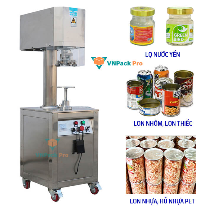 Máy viền mí lon bán tự động